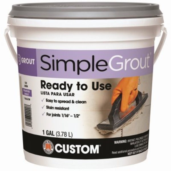 Custom Building Products GAL Del GRY PreMixGrout PMG1651-2